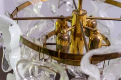 New Pamono Mid-Century Catena Pendant by Carlo Nason for Kalmar Leuchten, 1960s