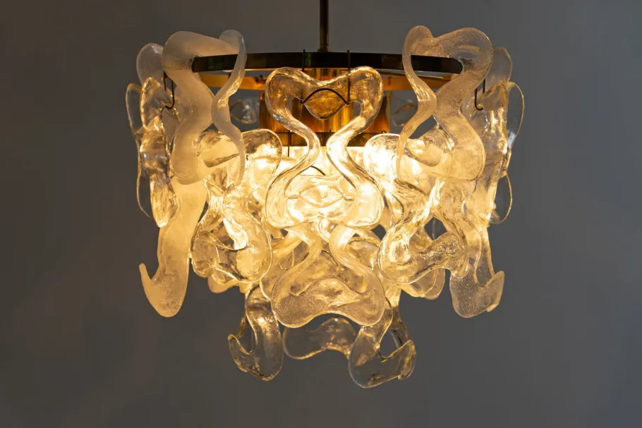 New Pamono Mid-Century Catena Pendant by Carlo Nason for Kalmar Leuchten, 1960s