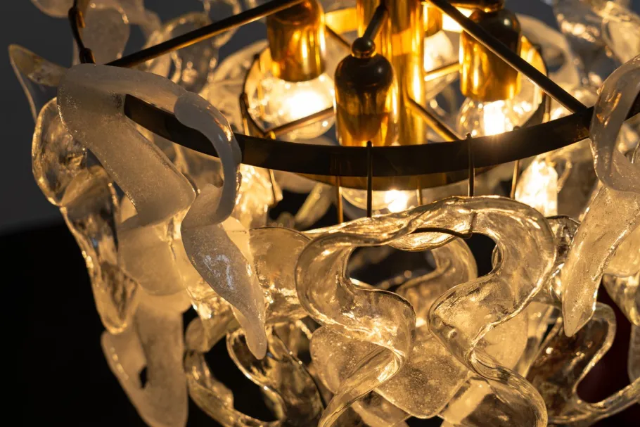 New Pamono Mid-Century Catena Pendant by Carlo Nason for Kalmar Leuchten, 1960s