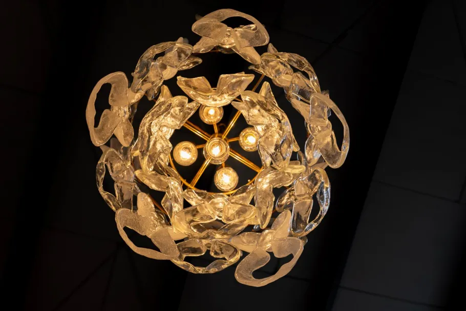 New Pamono Mid-Century Catena Pendant by Carlo Nason for Kalmar Leuchten, 1960s