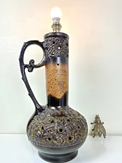 Discount Pamono Mid-Century Ceramic Floor Lamp from Fat Lava, Germany, 1970s