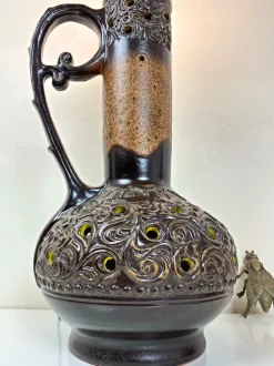 Discount Pamono Mid-Century Ceramic Floor Lamp from Fat Lava, Germany, 1970s