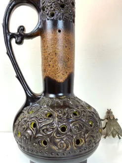 Discount Pamono Mid-Century Ceramic Floor Lamp from Fat Lava, Germany, 1970s