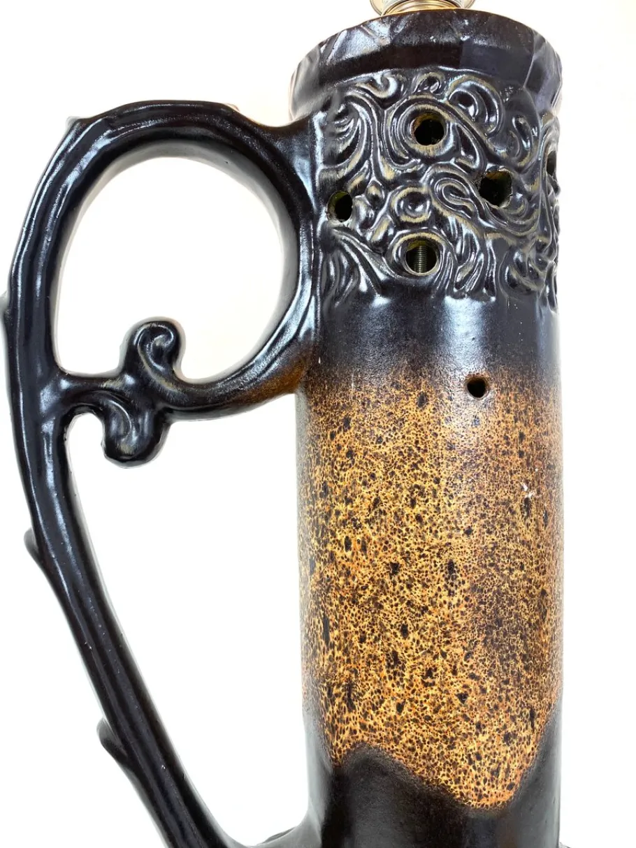 Discount Pamono Mid-Century Ceramic Floor Lamp from Fat Lava, Germany, 1970s