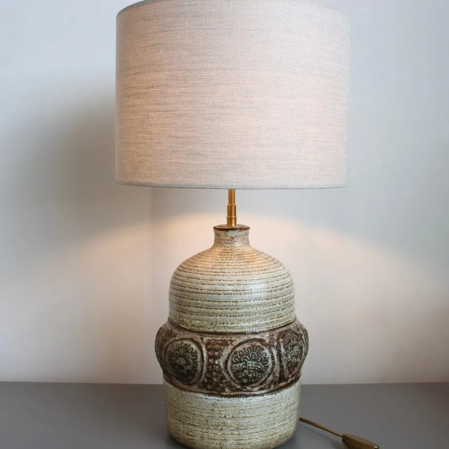 Outlet Pamono Mid-Century Ceramic Table Lamp by Marcel Giraud, 1970s