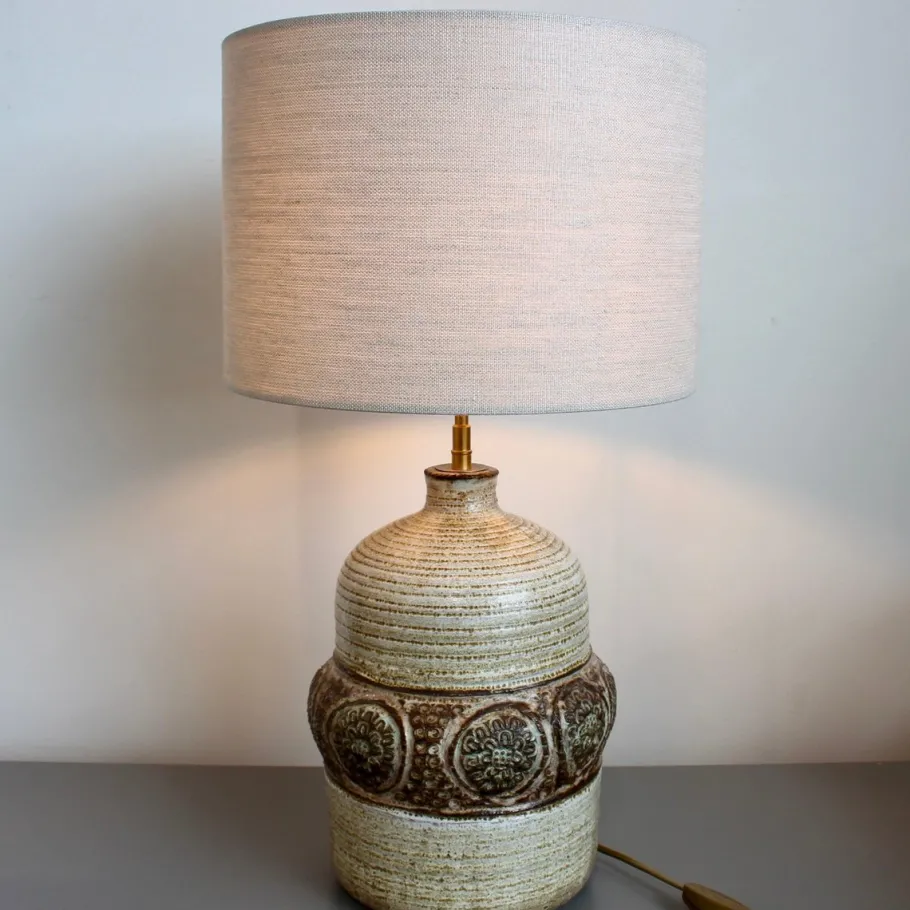 Outlet Pamono Mid-Century Ceramic Table Lamp by Marcel Giraud, 1970s