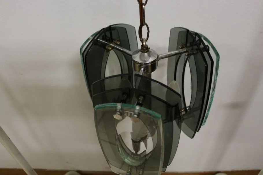 Clearance Pamono Mid-Century Chandelier by Max Ingrand for Fontana Arte