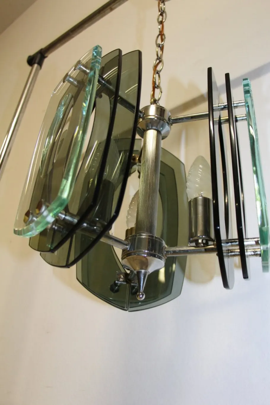 Clearance Pamono Mid-Century Chandelier by Max Ingrand for Fontana Arte