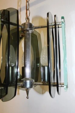 Clearance Pamono Mid-Century Chandelier by Max Ingrand for Fontana Arte