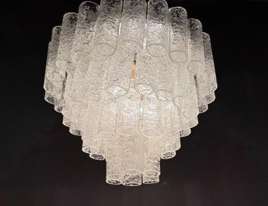 Clearance Pamono Mid-Century Chandelier from Doria Leuchten, Germany, 1970s