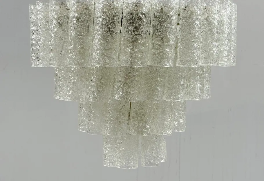 Clearance Pamono Mid-Century Chandelier from Doria Leuchten, Germany, 1970s