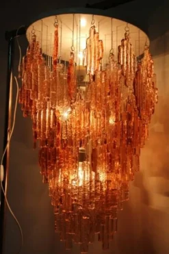 Discount Pamono Mid-Century Chandelier from Zero Quattro, 1970s