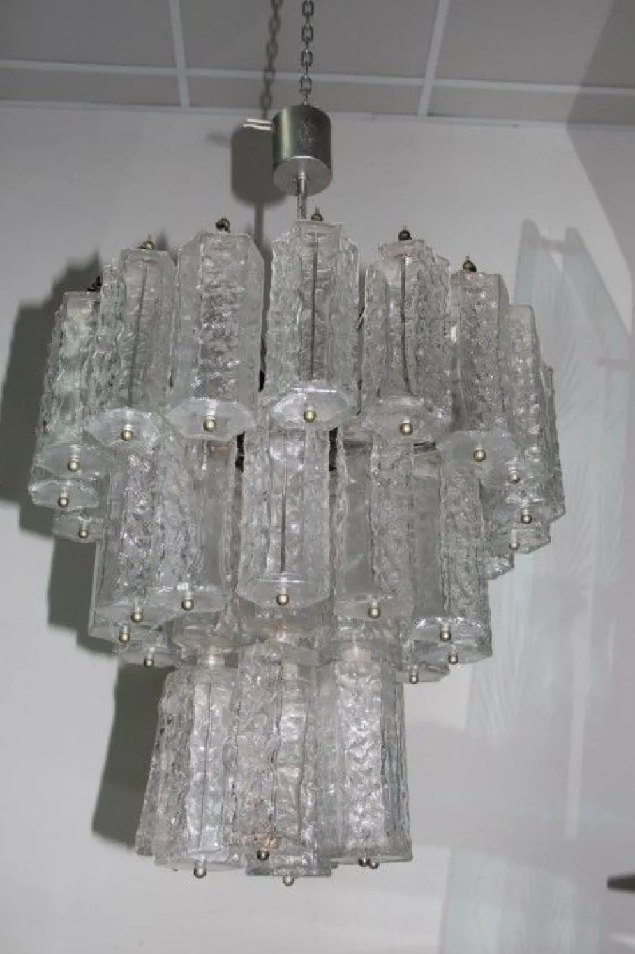 Sale Pamono Mid-Century Chandelier from Venini, 1960