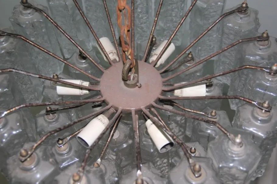 Sale Pamono Mid-Century Chandelier from Venini, 1960