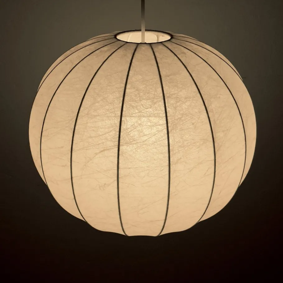 Sale Pamono Mid-Century Cocoon Pendant Lamp, Italy, 1960s