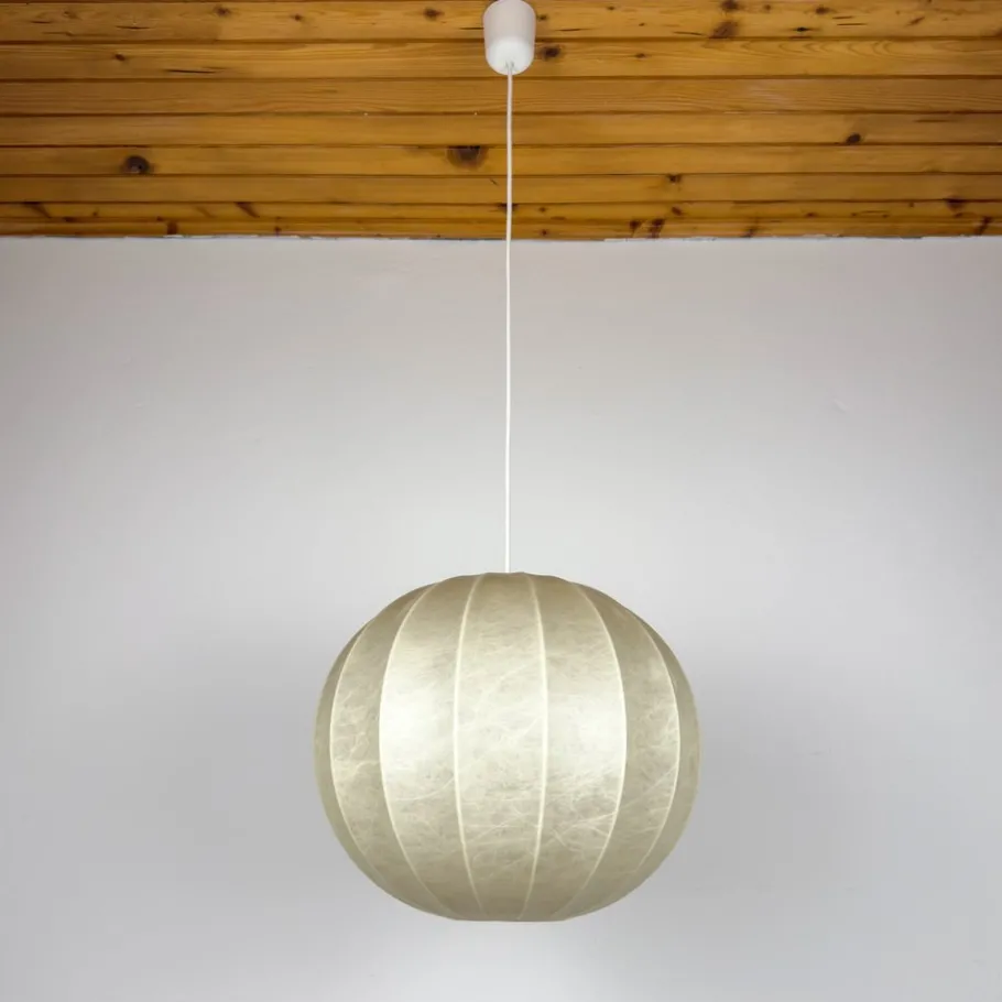 Sale Pamono Mid-Century Cocoon Pendant Lamp, Italy, 1960s