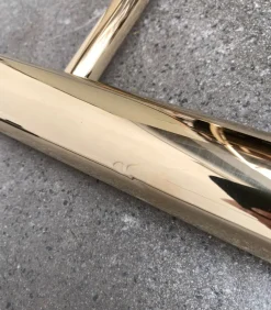 Pamono Mid-Century Counterweight Brass Floor Lamp, 1960s