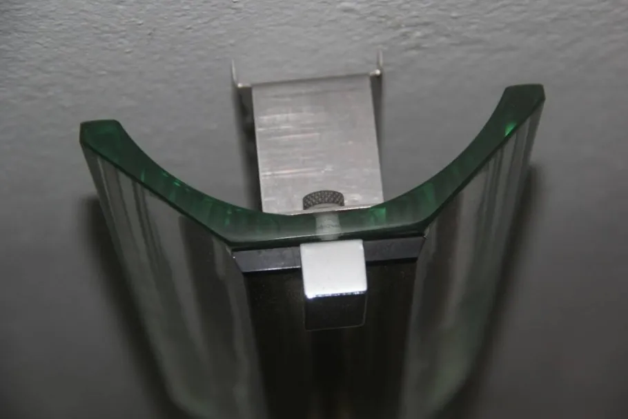 Best Pamono Mid-Century Crystal Wall Sconces from Veca, 1960s, Set of 2