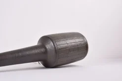 Sale Pamono Mid-Century Danish Ceramic Table Lamp in Dark Brown Green Glaze with Shade from Palshus, 1960s