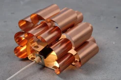 Best Pamono Mid-Century Danish Copper Wall Lamp by Werner Schou