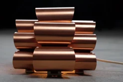 Best Pamono Mid-Century Danish Copper Wall Lamp by Werner Schou