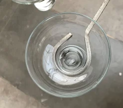 Clearance Pamono Mid-Century Danish Metal and Glass Candleholder Pendant, 1960s