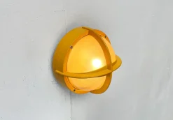 Discount Pamono Mid-Century Danish Model Pirat Metal Outdoor Wall Lamp by Eva Koppel, Nils Koppel, Gert Edstrand for Nordisk Solar, 1960s