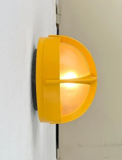 Discount Pamono Mid-Century Danish Model Pirat Metal Outdoor Wall Lamp by Eva Koppel, Nils Koppel, Gert Edstrand for Nordisk Solar, 1960s