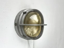 New Pamono Mid-Century Danish Outdoor Model Skot Metal Wall Lamp by Lauritz Knudsen for Louis Poulsen, 1960s