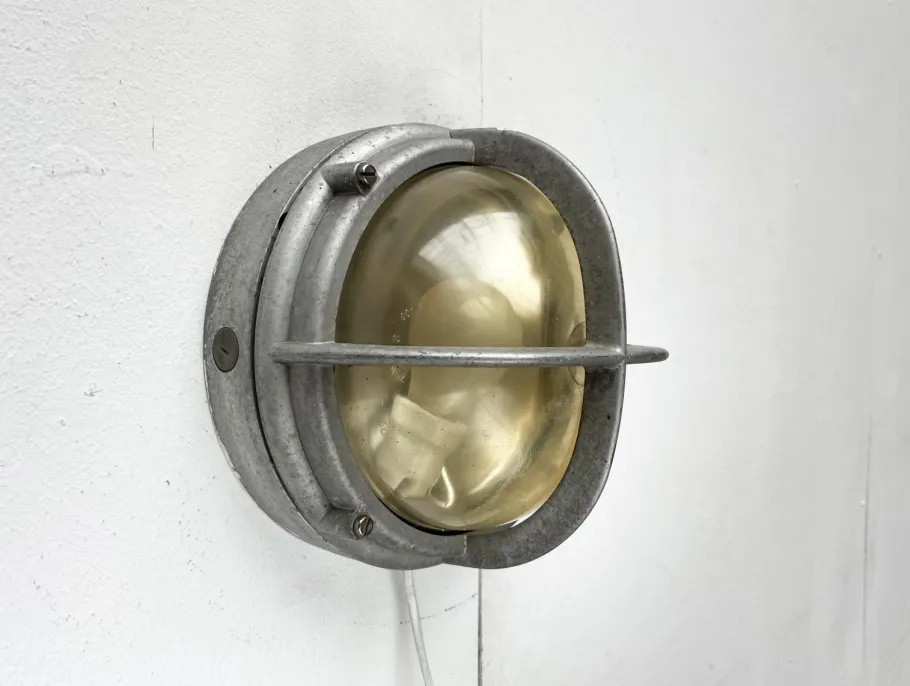 New Pamono Mid-Century Danish Outdoor Model Skot Metal Wall Lamp by Lauritz Knudsen for Louis Poulsen, 1960s