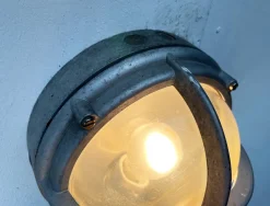 New Pamono Mid-Century Danish Outdoor Model Skot Metal Wall Lamp by Lauritz Knudsen for Louis Poulsen, 1960s