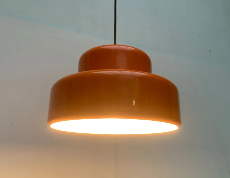 Clearance Pamono Mid-Century Danish Poker Pendant Lamp by Jo Hammerborg for Fog & Morup