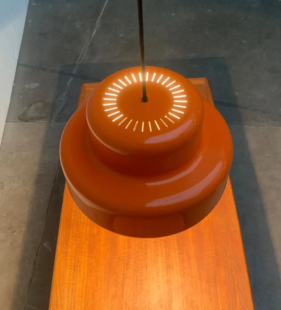 Clearance Pamono Mid-Century Danish Poker Pendant Lamp by Jo Hammerborg for Fog & Morup