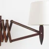 Best Pamono Mid-Century Danish Rosewood Scissor Wall Lamp, 1960s