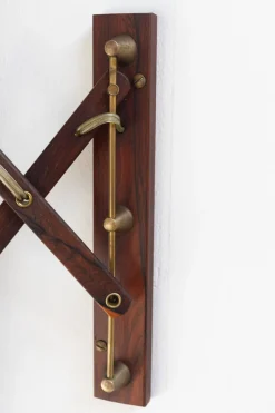 Best Pamono Mid-Century Danish Rosewood Scissor Wall Lamp, 1960s