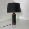 Outlet Pamono Mid-Century Danish Scandinavian Teak and Leather Table Lamp, 1950s