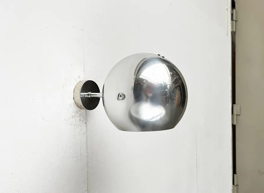 Clearance Pamono Mid-Century Danish Space Age Model 48591 Ball Wall Lamp from Louis Poulsen, 1960s