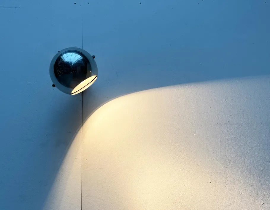 Clearance Pamono Mid-Century Danish Space Age Model 48591 Ball Wall Lamp from Louis Poulsen, 1960s