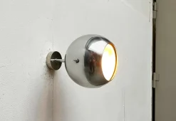 Clearance Pamono Mid-Century Danish Space Age Model 48591 Ball Wall Lamp from Louis Poulsen, 1960s