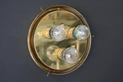 Discount Pamono Mid-Century Design Swirl Wall Lamp from Hillebrand, 1960s