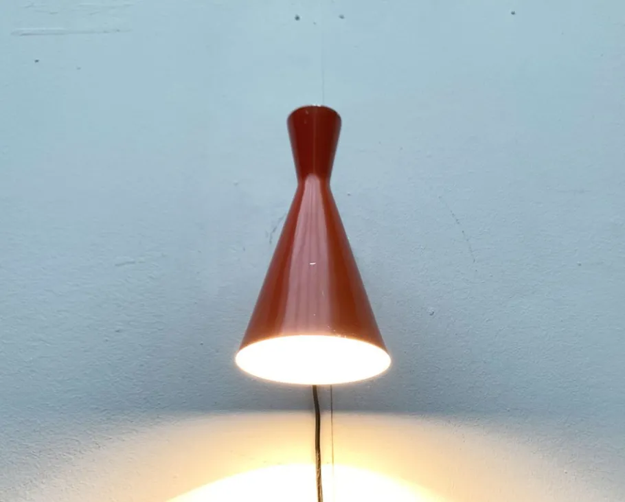 New Pamono Mid-Century Diabolo Wall Lamps, 1960s, Set of 2