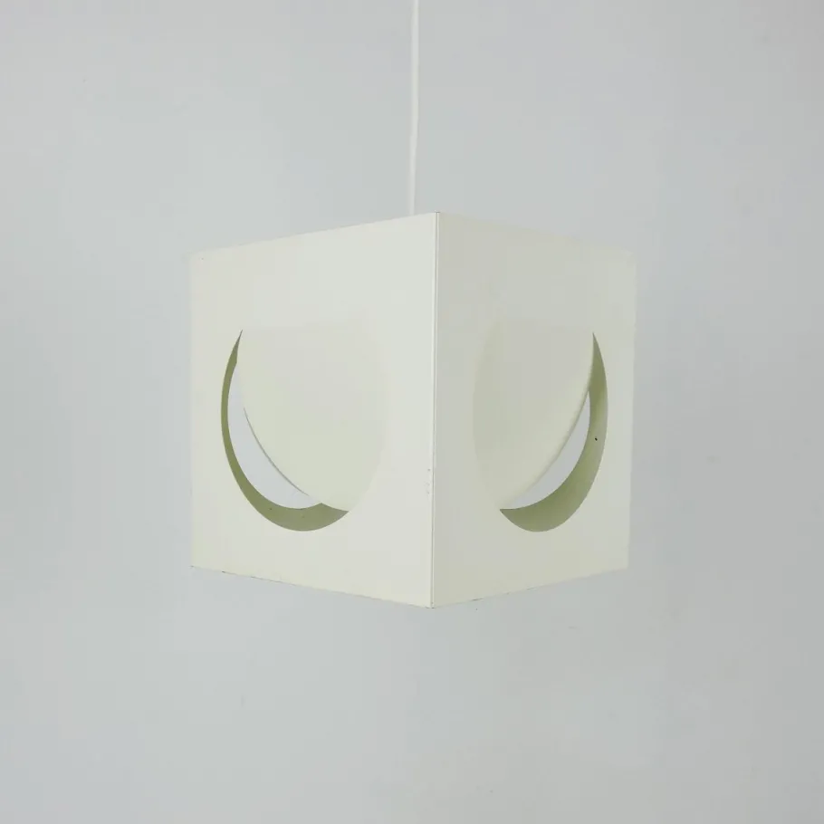New Pamono Mid-Century Finnish Geometric Pendant Lamp by Shogo Suzuki for Stockmann-Orno, 1960s