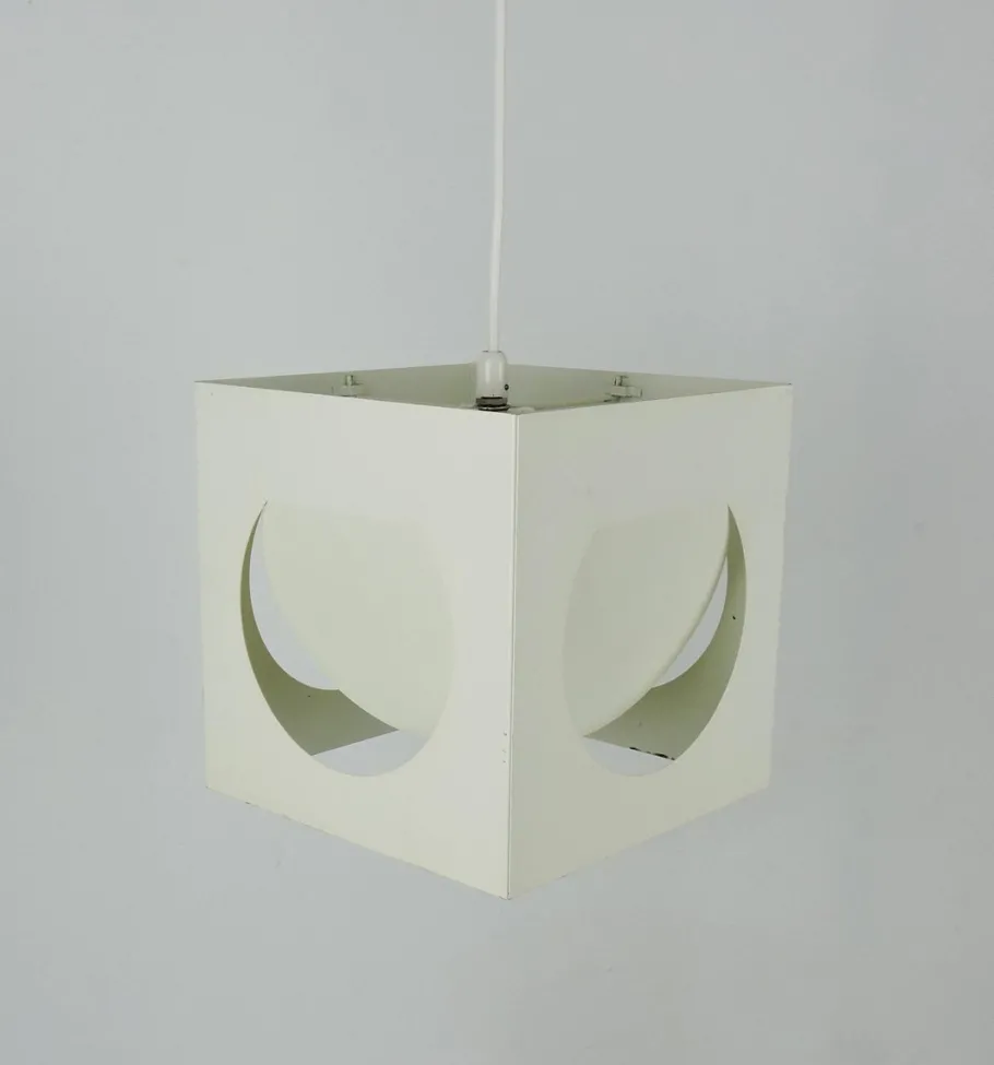 New Pamono Mid-Century Finnish Geometric Pendant Lamp by Shogo Suzuki for Stockmann-Orno, 1960s