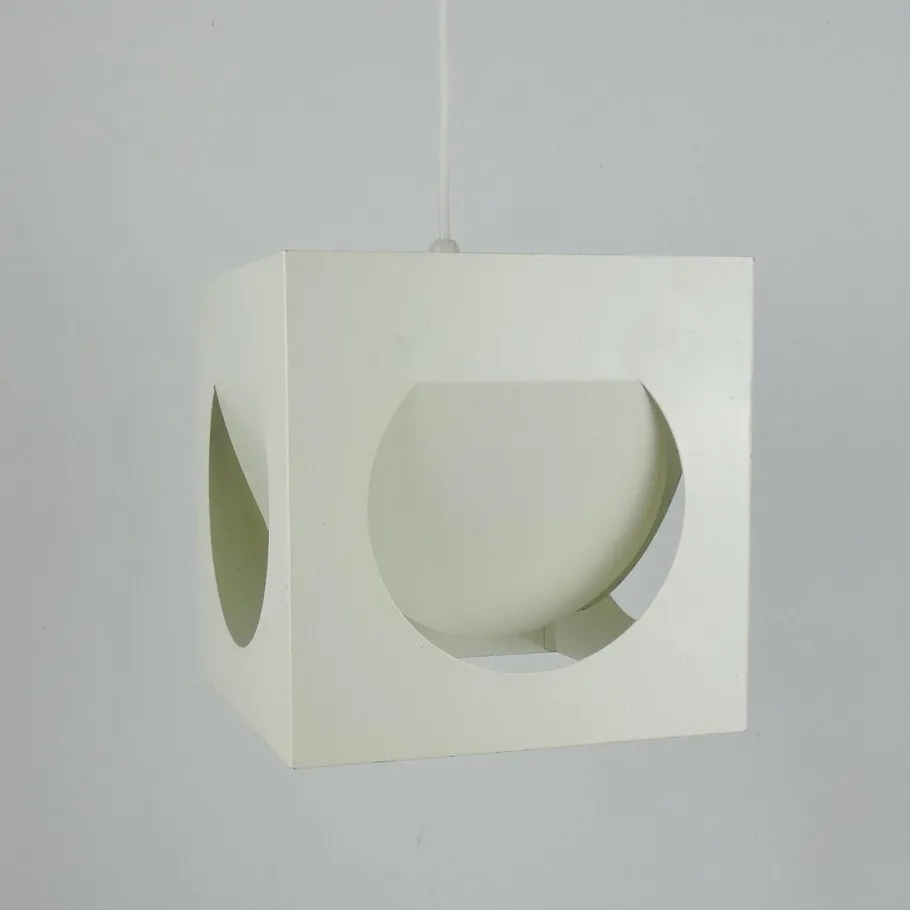 New Pamono Mid-Century Finnish Geometric Pendant Lamp by Shogo Suzuki for Stockmann-Orno, 1960s