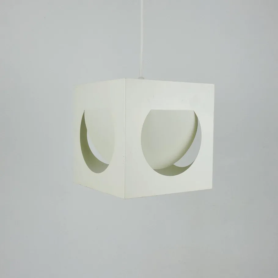 New Pamono Mid-Century Finnish Geometric Pendant Lamp by Shogo Suzuki for Stockmann-Orno, 1960s