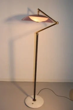 Pamono Mid-Century Floor Lamp from Stilux, 1950s