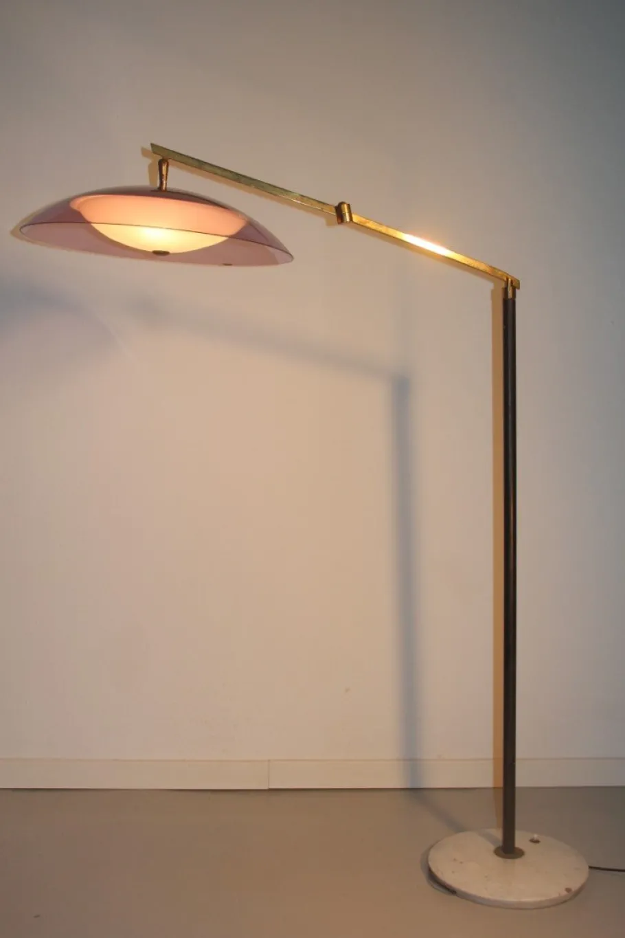 Pamono Mid-Century Floor Lamp from Stilux, 1950s