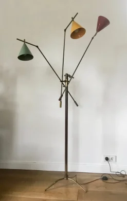 Discount Pamono Mid-Century Floor Lamp from Arredoluce, 1950s