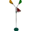 Best Pamono Mid-Century Floor Lamp with 3 Shades in Yellow, Green & Red from Lidokov, 1956
