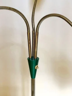 Best Pamono Mid-Century Floor Lamp with 3 Shades in Yellow, Green & Red from Lidokov, 1956